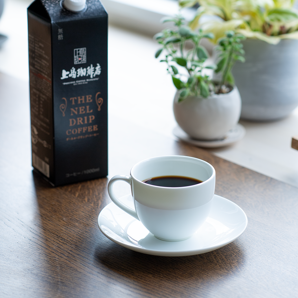 【6本セット】上島珈琲店 THE NEL DRIP COFFEE（リキッドコーヒー無糖）1000ml